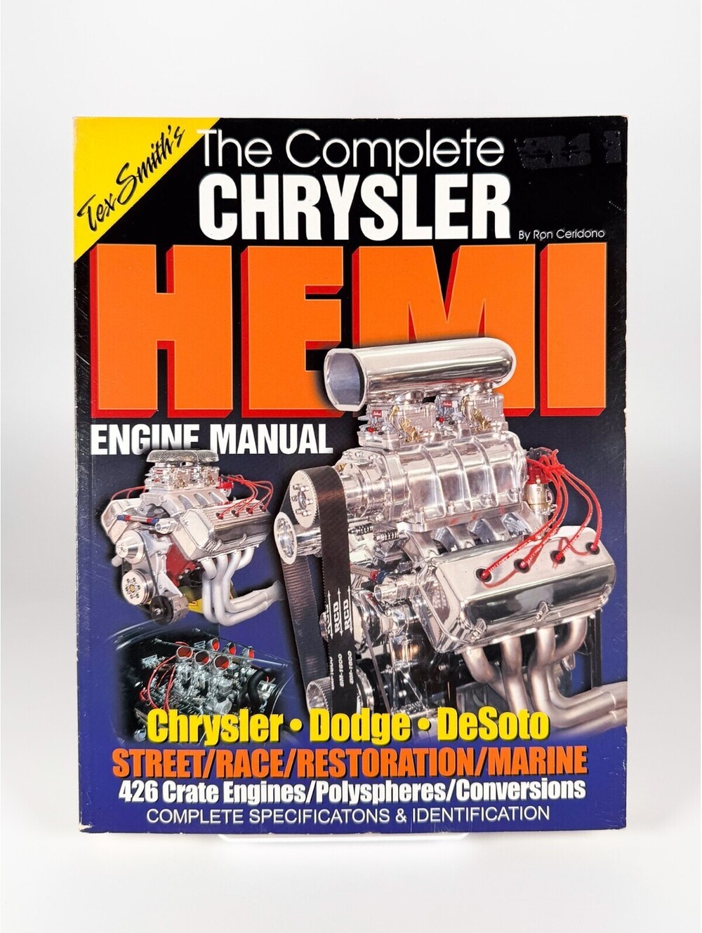 HEMI COMPLETE CHRYSLER ENGINE MANUAL RESTORATION SMITH CERIDONO BOOK